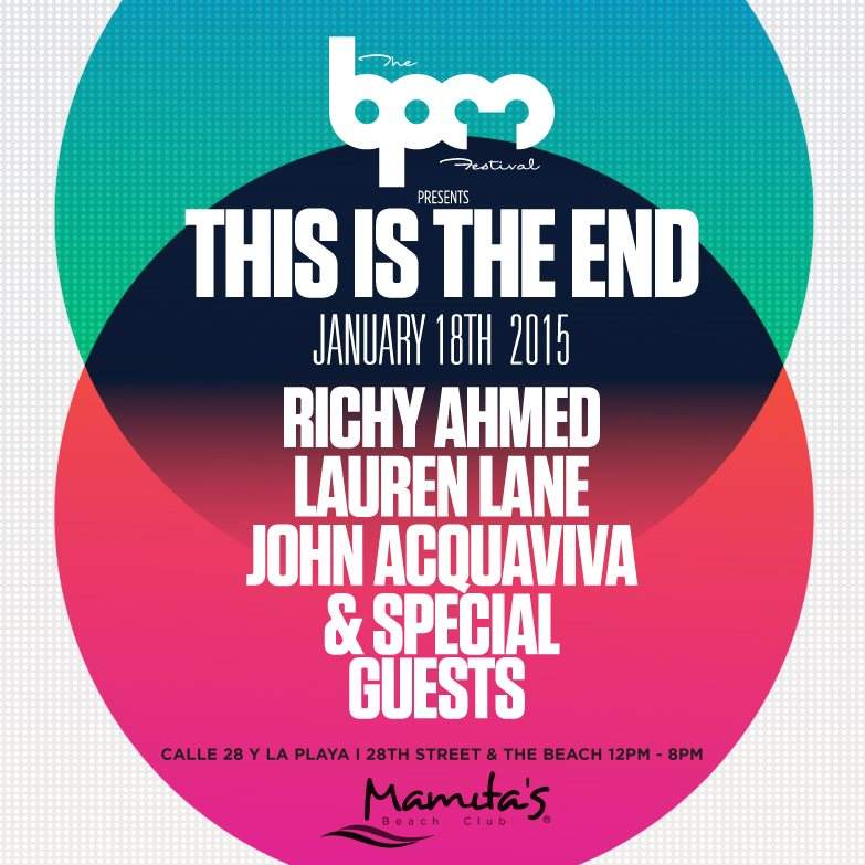 The BPM Festival: This Is The End - Página frontal