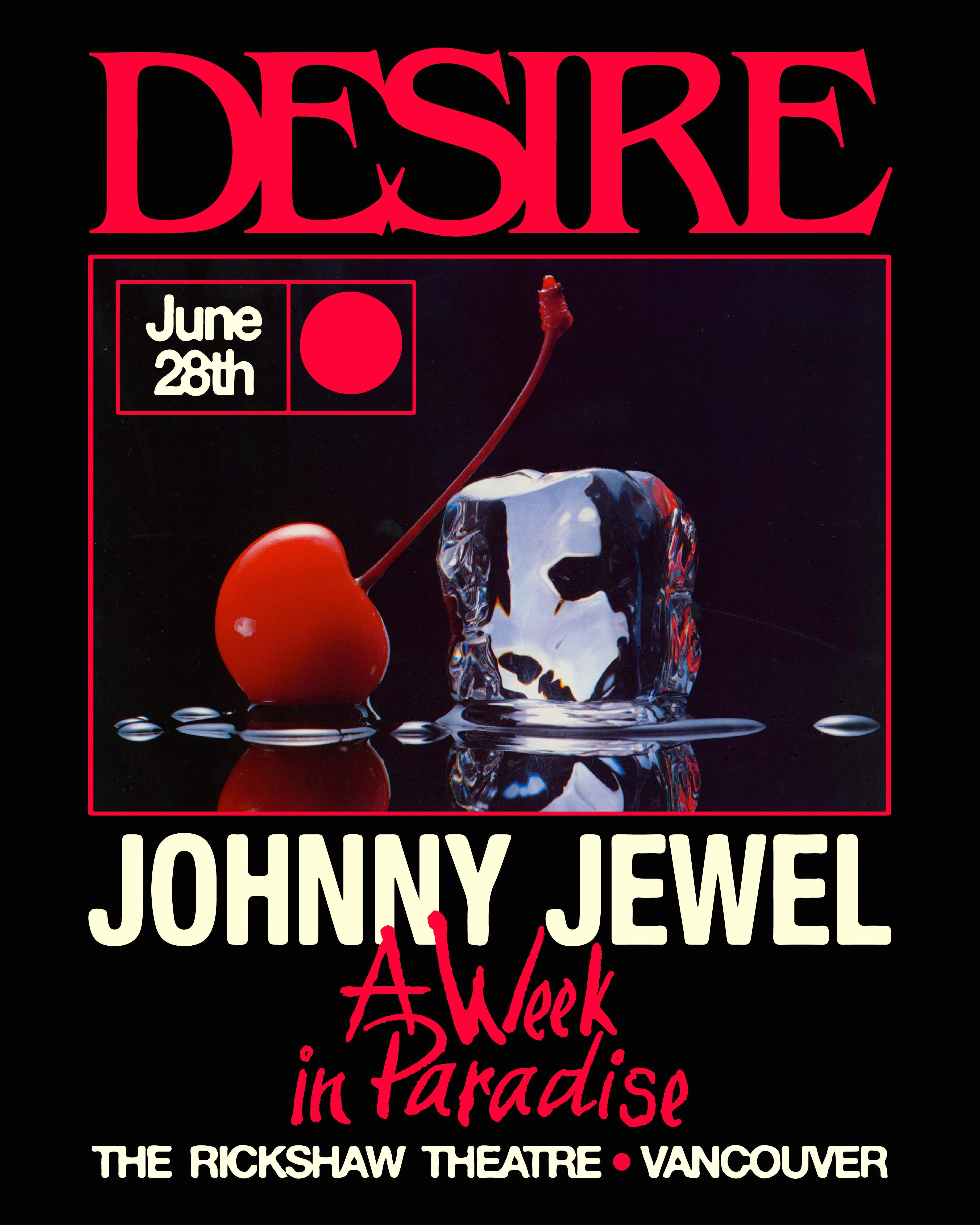 Johnny Jewel & Desire: presented by A Week in Paradise - Página frontal