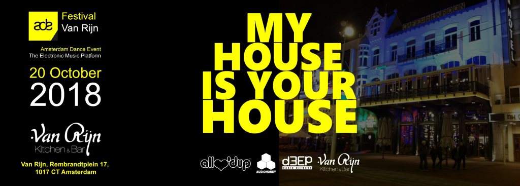 My House is Your House - フライヤー表