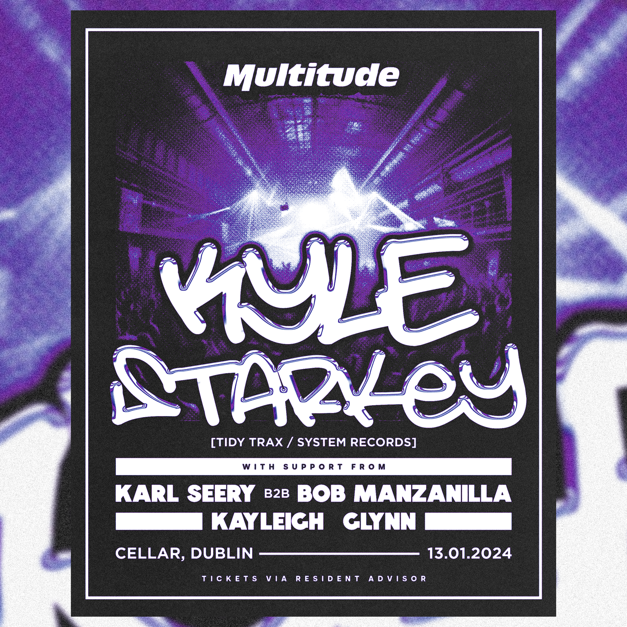 Multitude presents: Kyle Starkey - フライヤー表