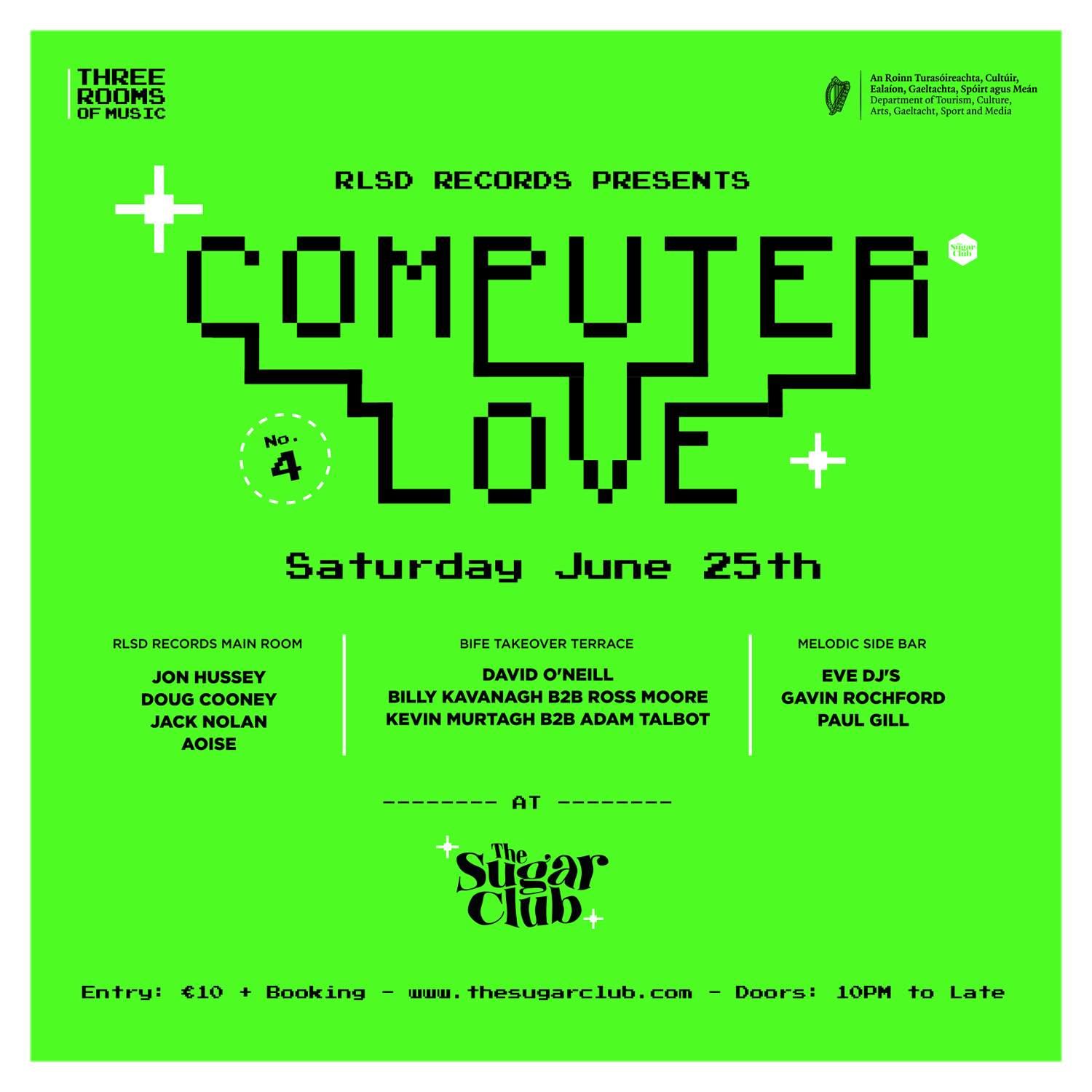 Computer Love X RLSD Records - Página trasera