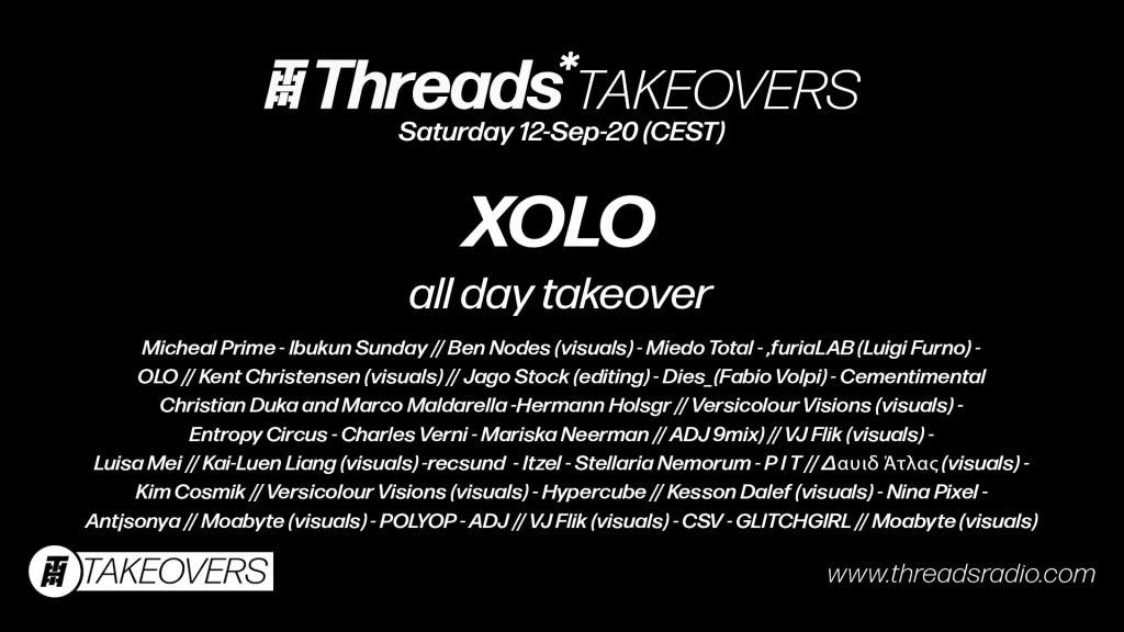 Xolo - Threads*Takeover - Página frontal