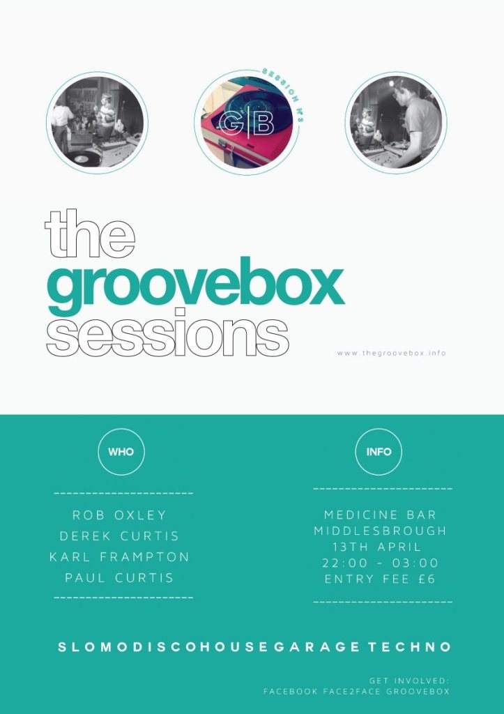 the Groovebox Sessions - Página frontal