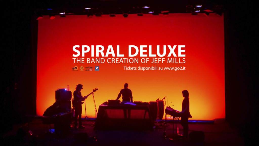 Duel presents Spiral Deluxe The Band Creation of Jeff Mills - フライヤー表