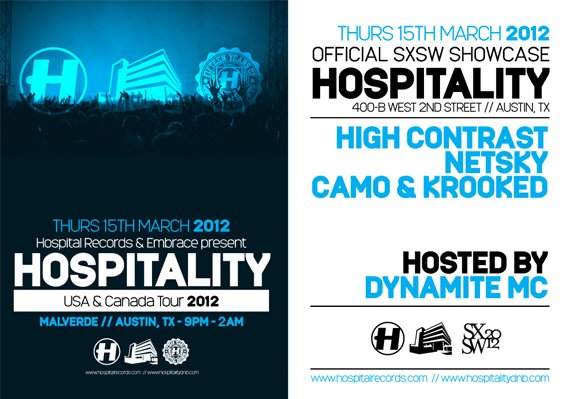 Hospitality SXSW Showcase - Página frontal