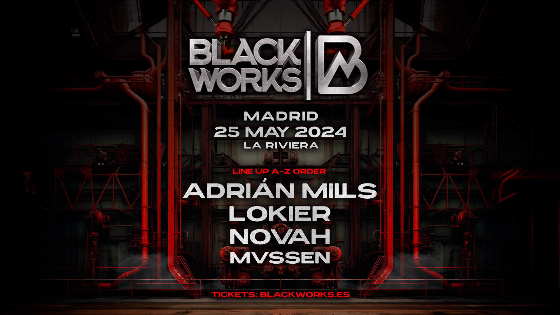 BlackWorks Madrid - Página frontal
