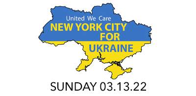 United We Care: NYC for Ukraine - フライヤー表