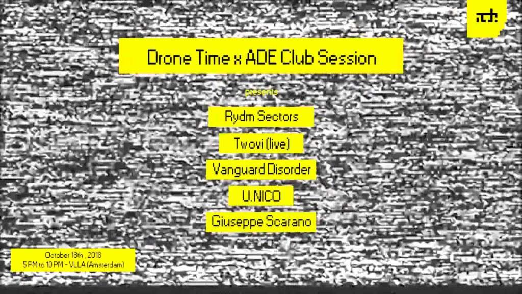 Drone Time x ADE Club Session - フライヤー表