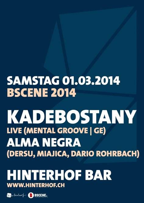 Bscene with Kadebostany - Live In Concert - Página frontal