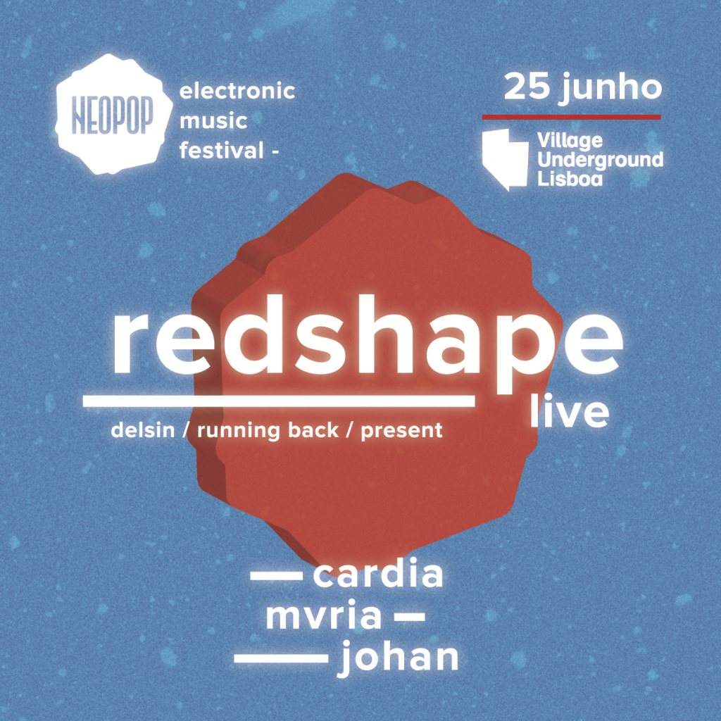 Neopop presents Redshape (Live) - フライヤー表