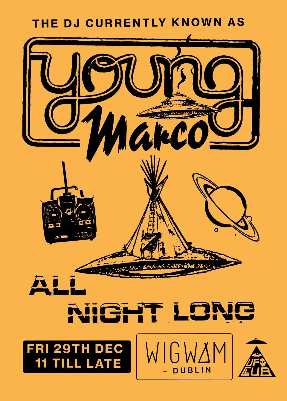 UFO Club & Bodytonic: Young Marco (All Night Long) - Página frontal