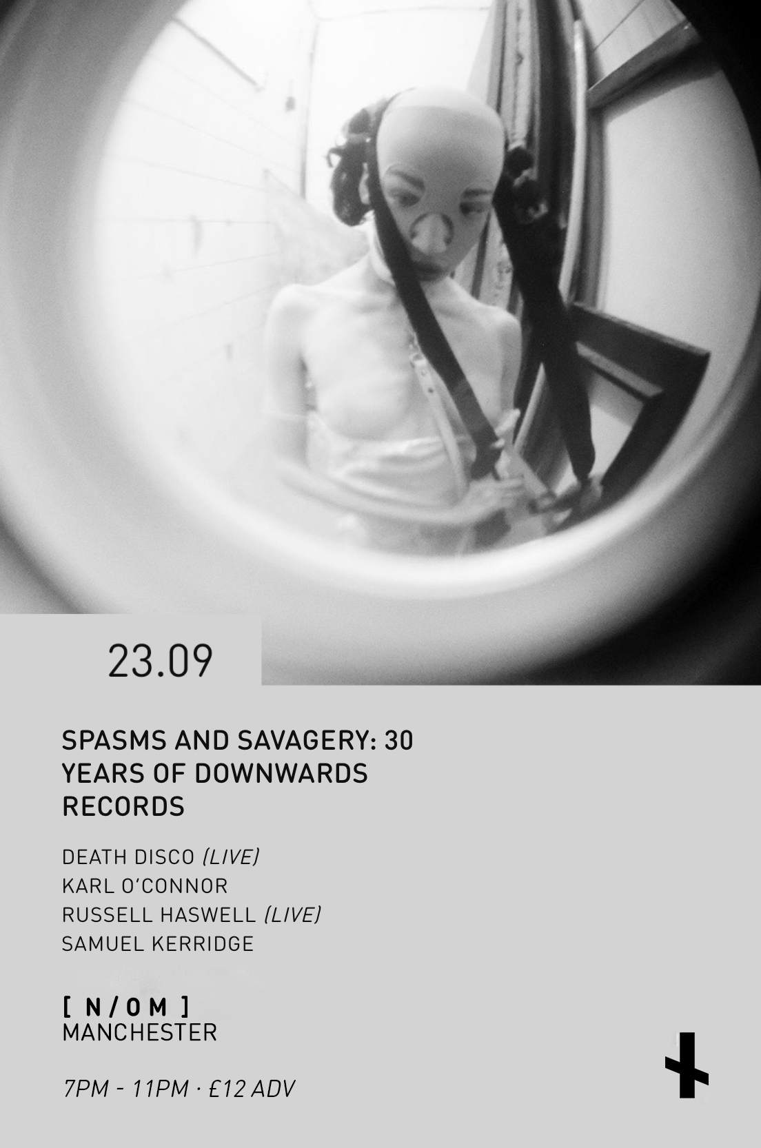 Spasms and Savagery; 30 Years Of Downwards - フライヤー表