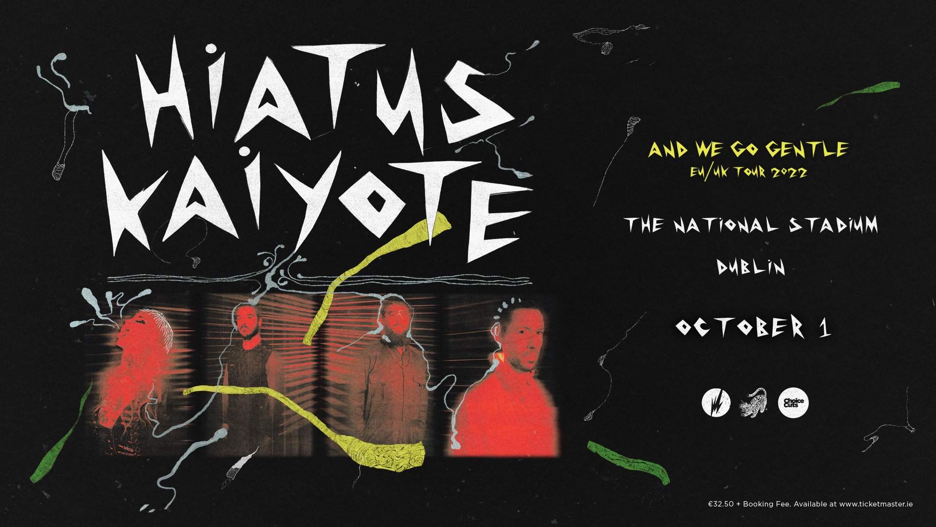Hiatus Kaiyote // and We Go Gentle Tour // Dublin - Página frontal