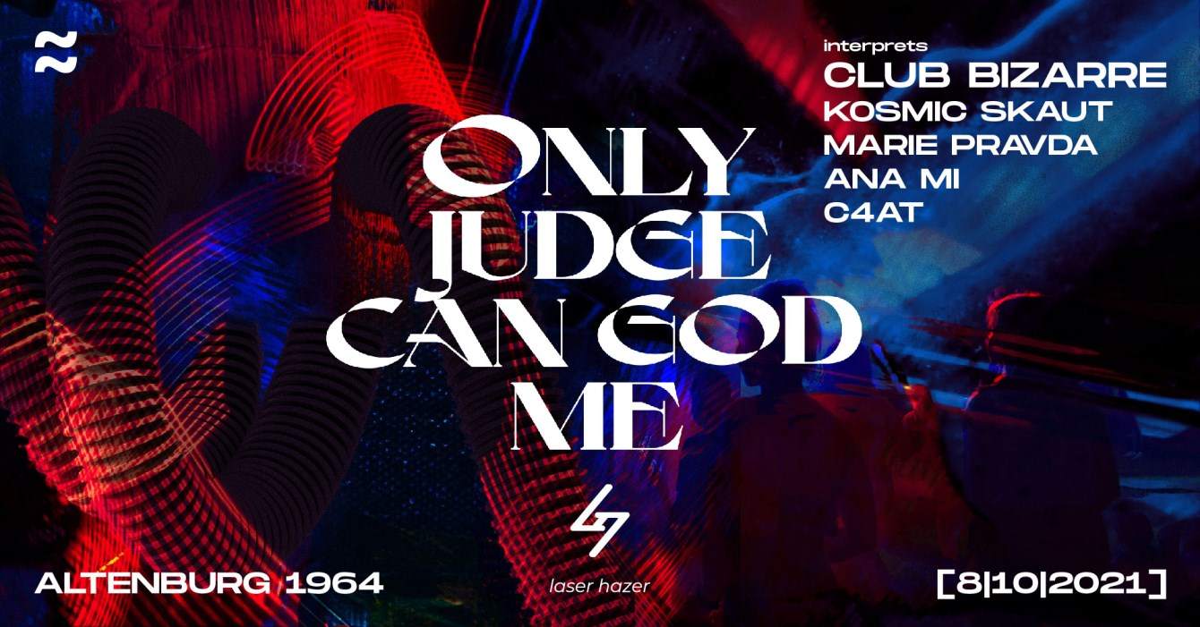 Only Judge Can God Me - フライヤー表