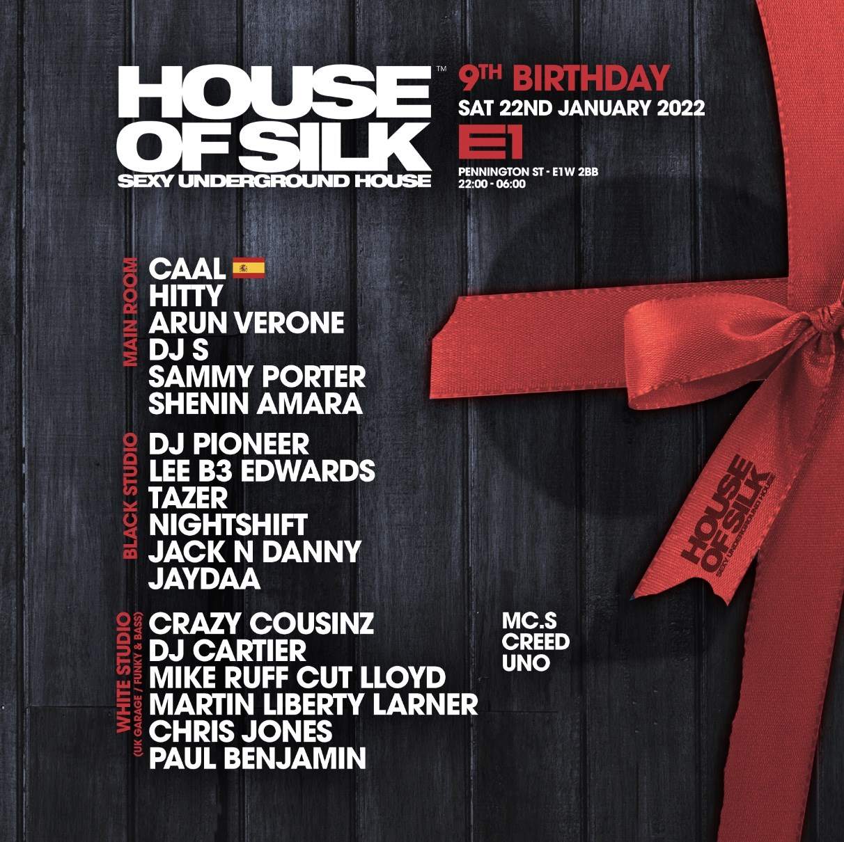 House Of Silk - 9th Birthday - Página trasera
