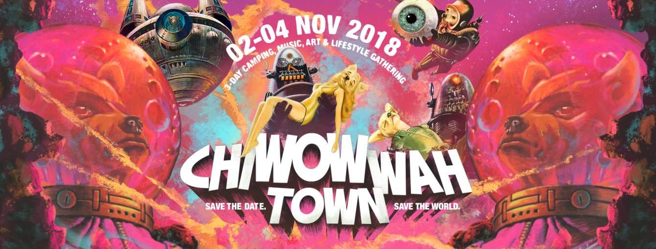 CHI WOW WAH TOWN 2018 - フライヤー表