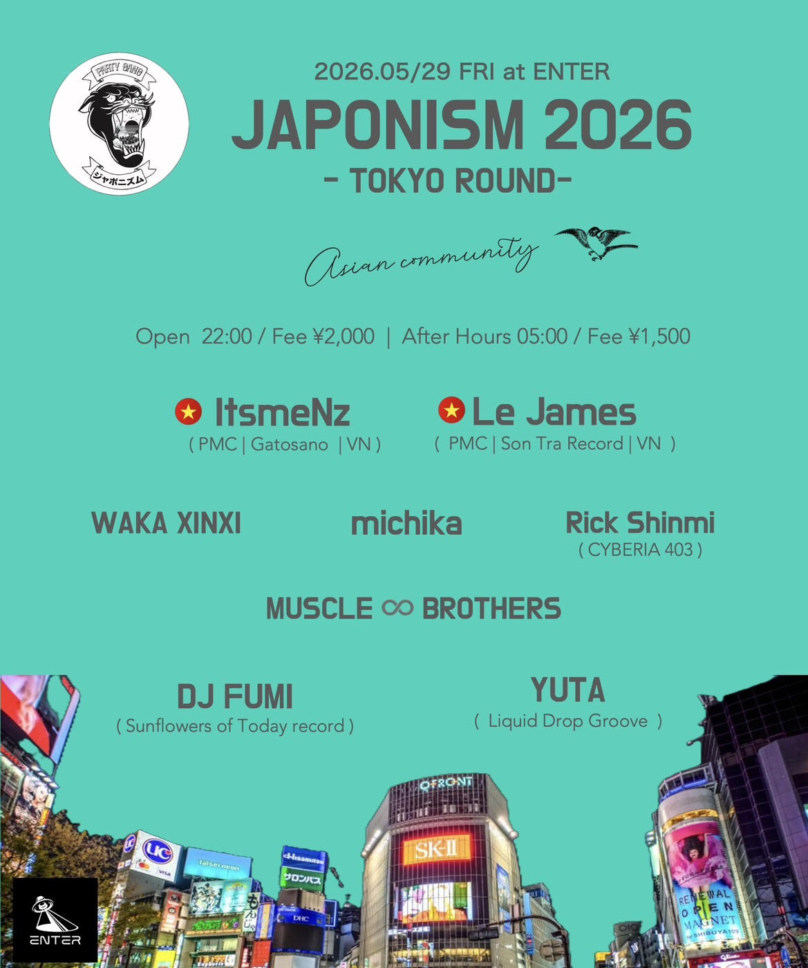 JAPONISM at Enter Shibuya, Tokyo