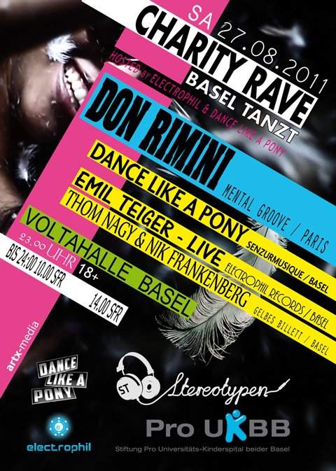 Charity Rave - Basel Tanzt bij Voltahalle, Basel