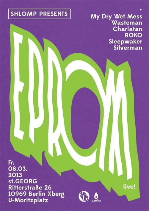 Shlomp presents: Eprom Live - Página frontal