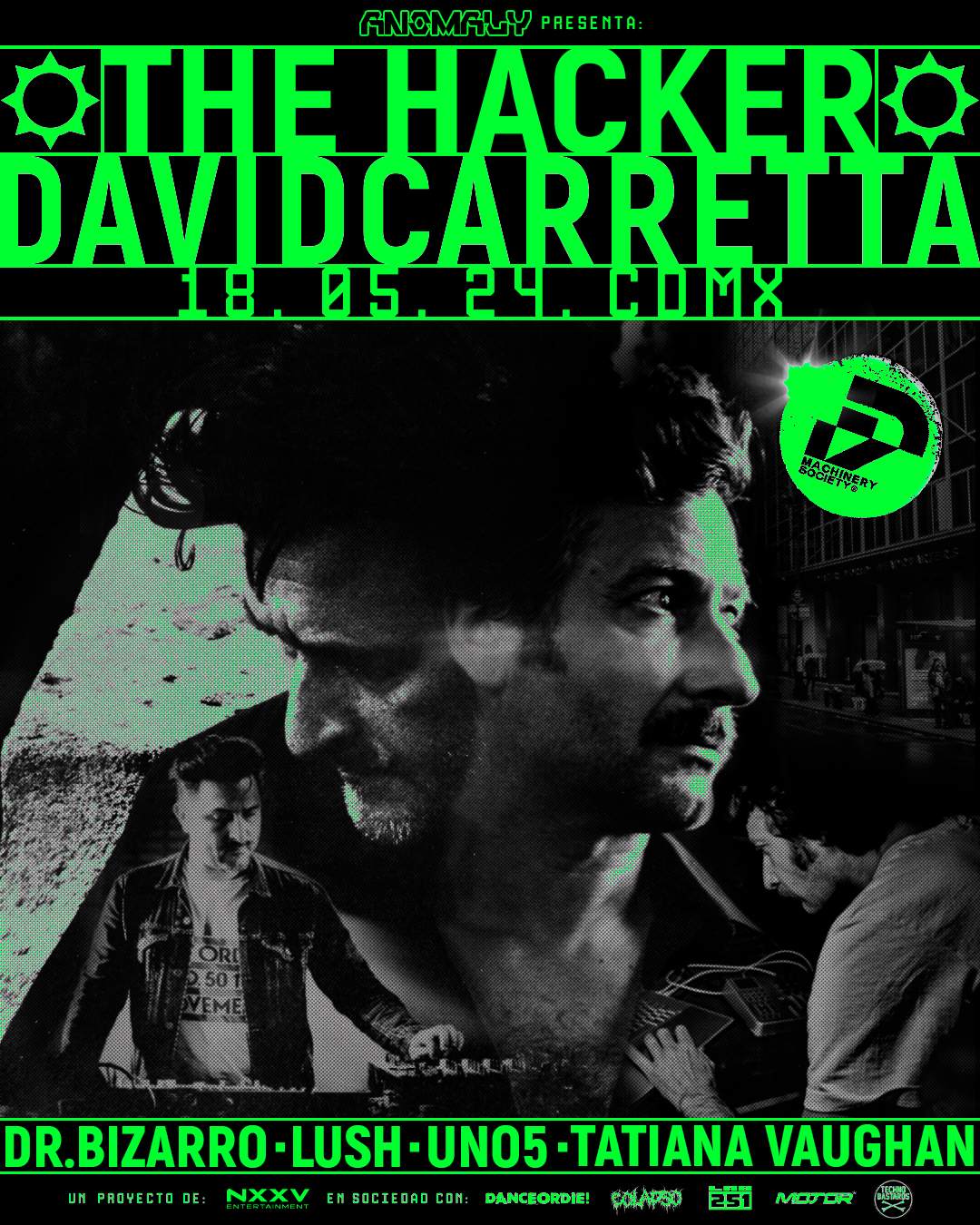 The Hacker + David Carretta  - Página trasera