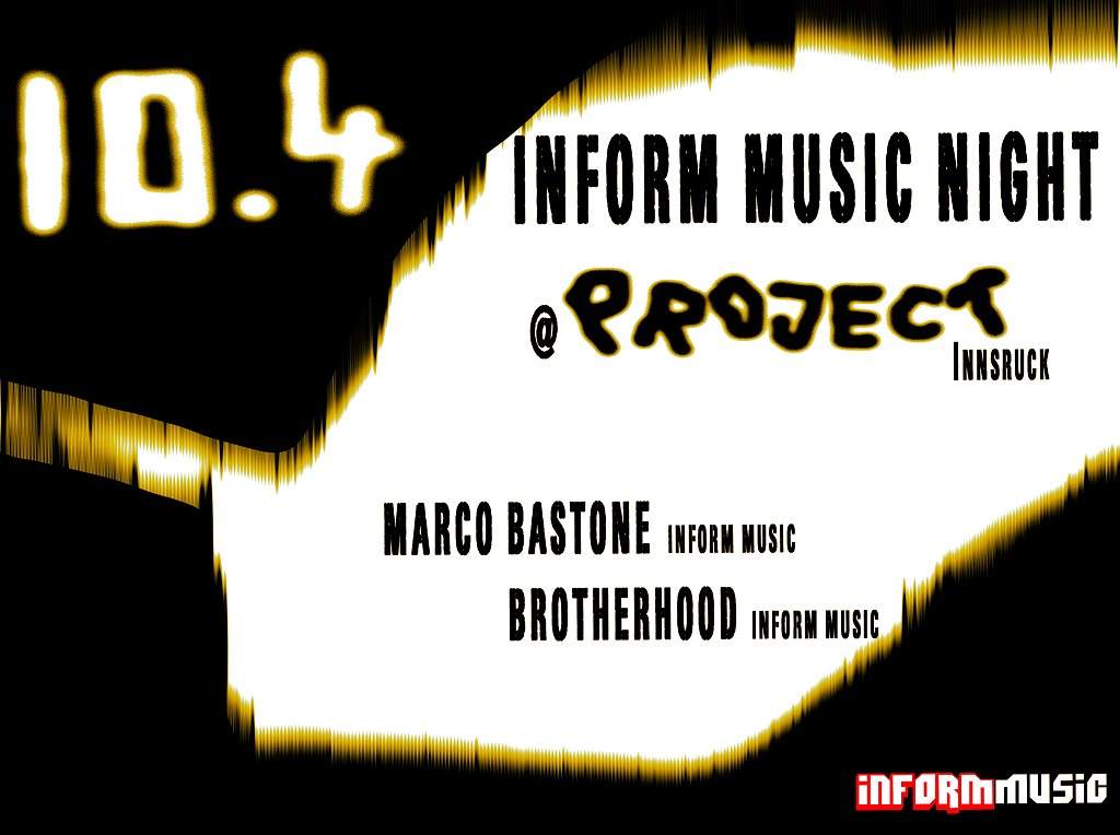 Inform Music Night - Página frontal