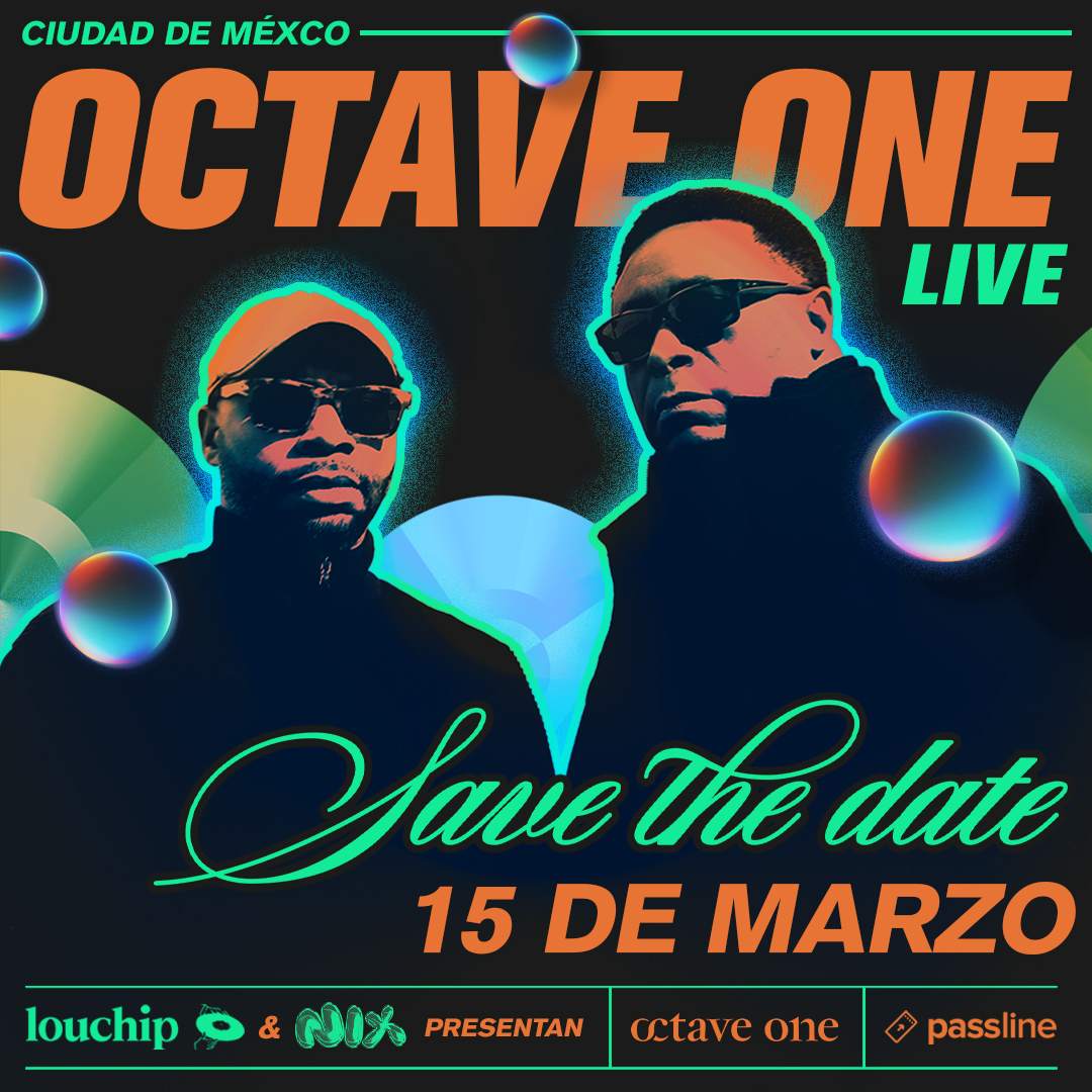 'Octave One live ' CDMX - Página frontal