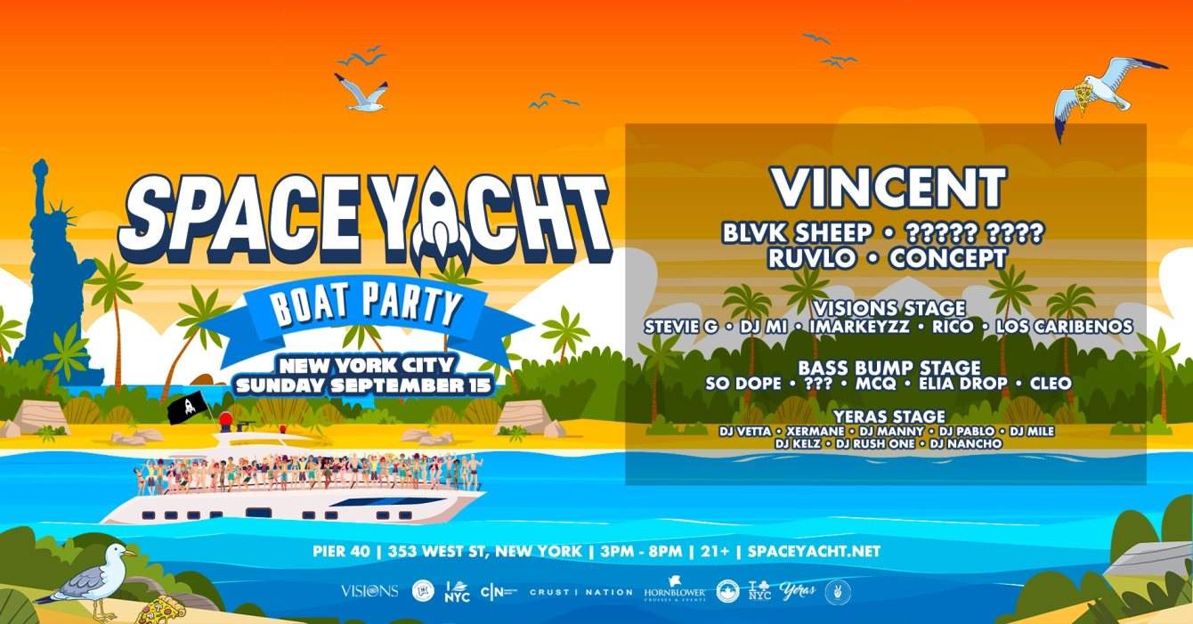 Space Yacht Boat Party [NYC] - フライヤー表