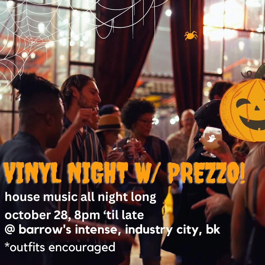 FREE ENTRY Vinyl Only, 90s House Halloween Party - フライヤー表