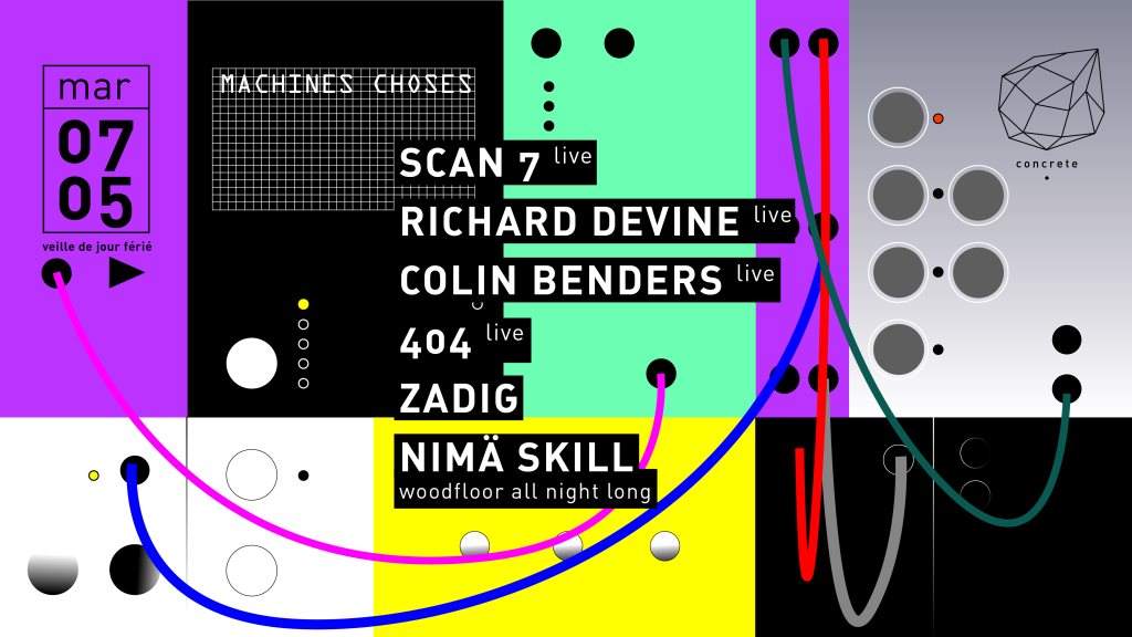 Machines Choses: Scan 7, Richard Devine, Colin Benders - フライヤー表