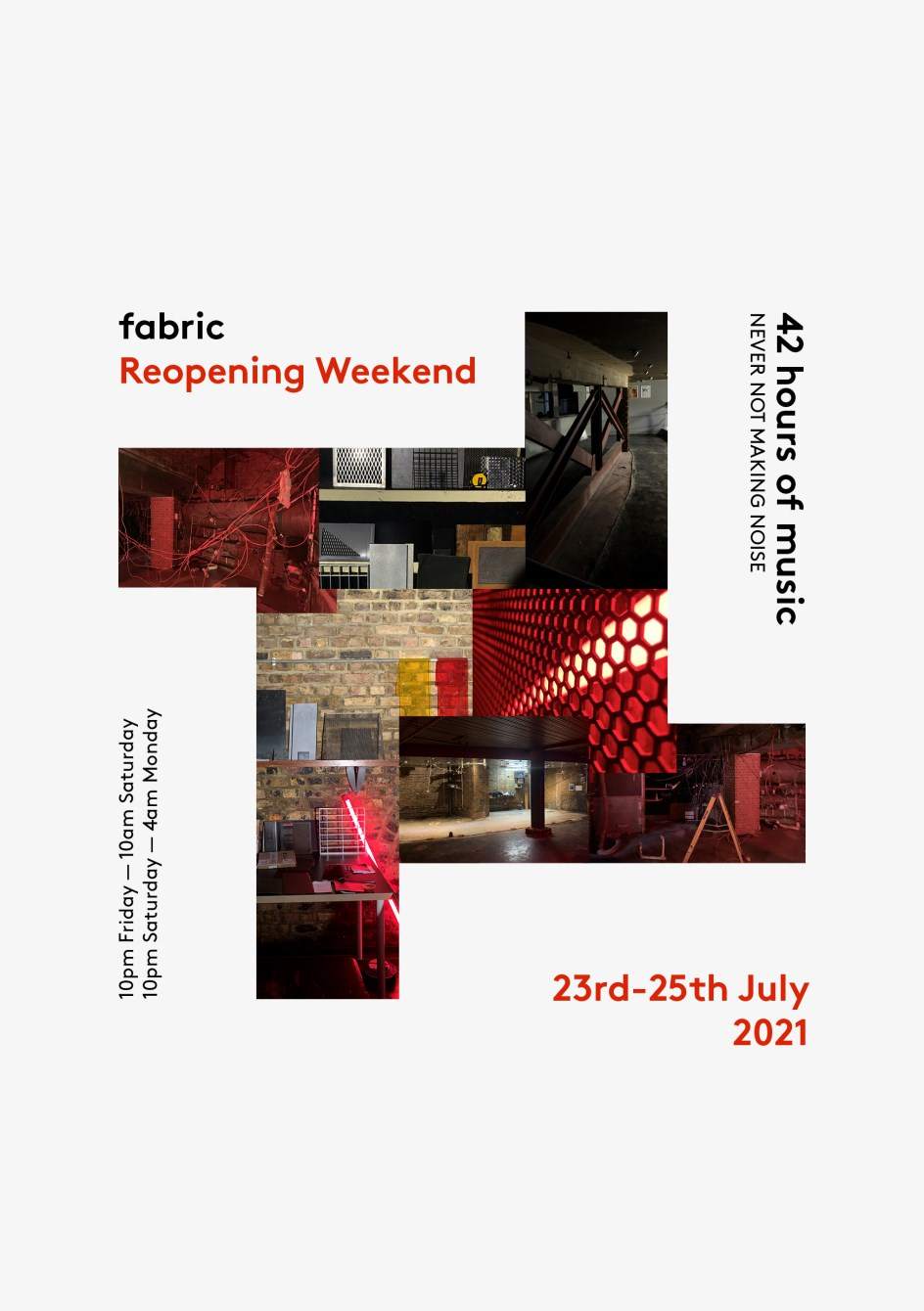 fabric Reopening Weekend - Página frontal