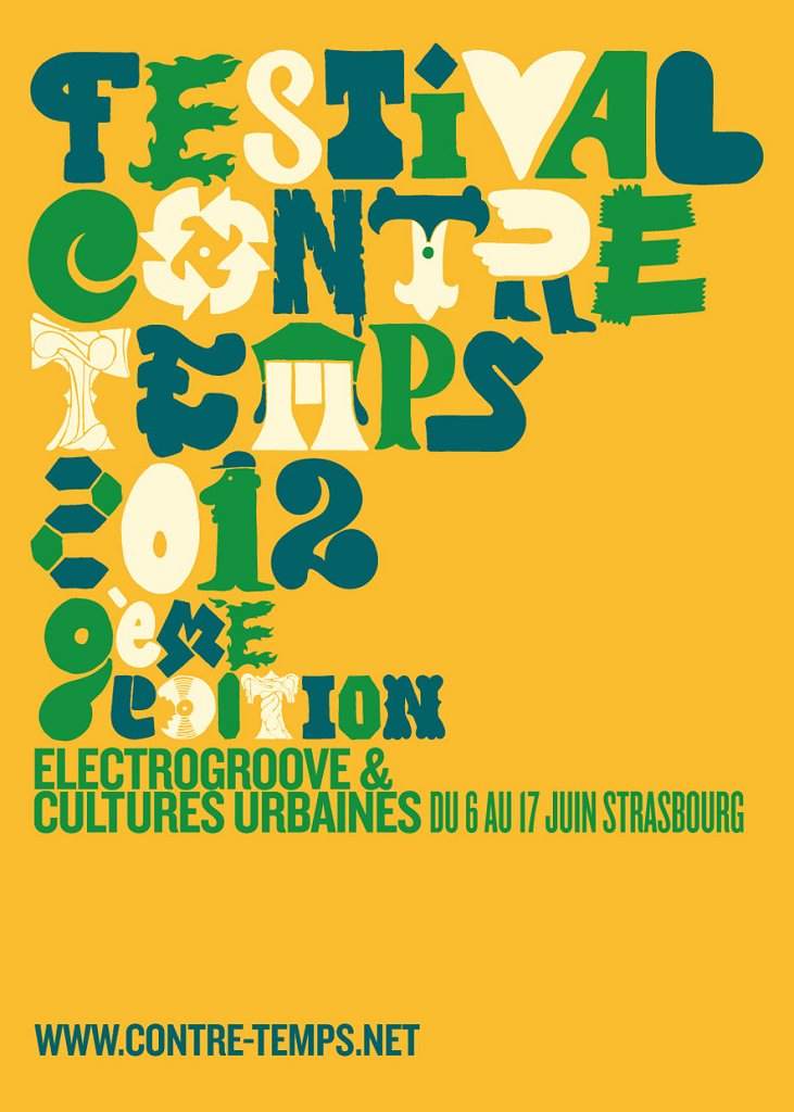 Contre-Temps Festival 6-17 Juin 2012 - フライヤー表