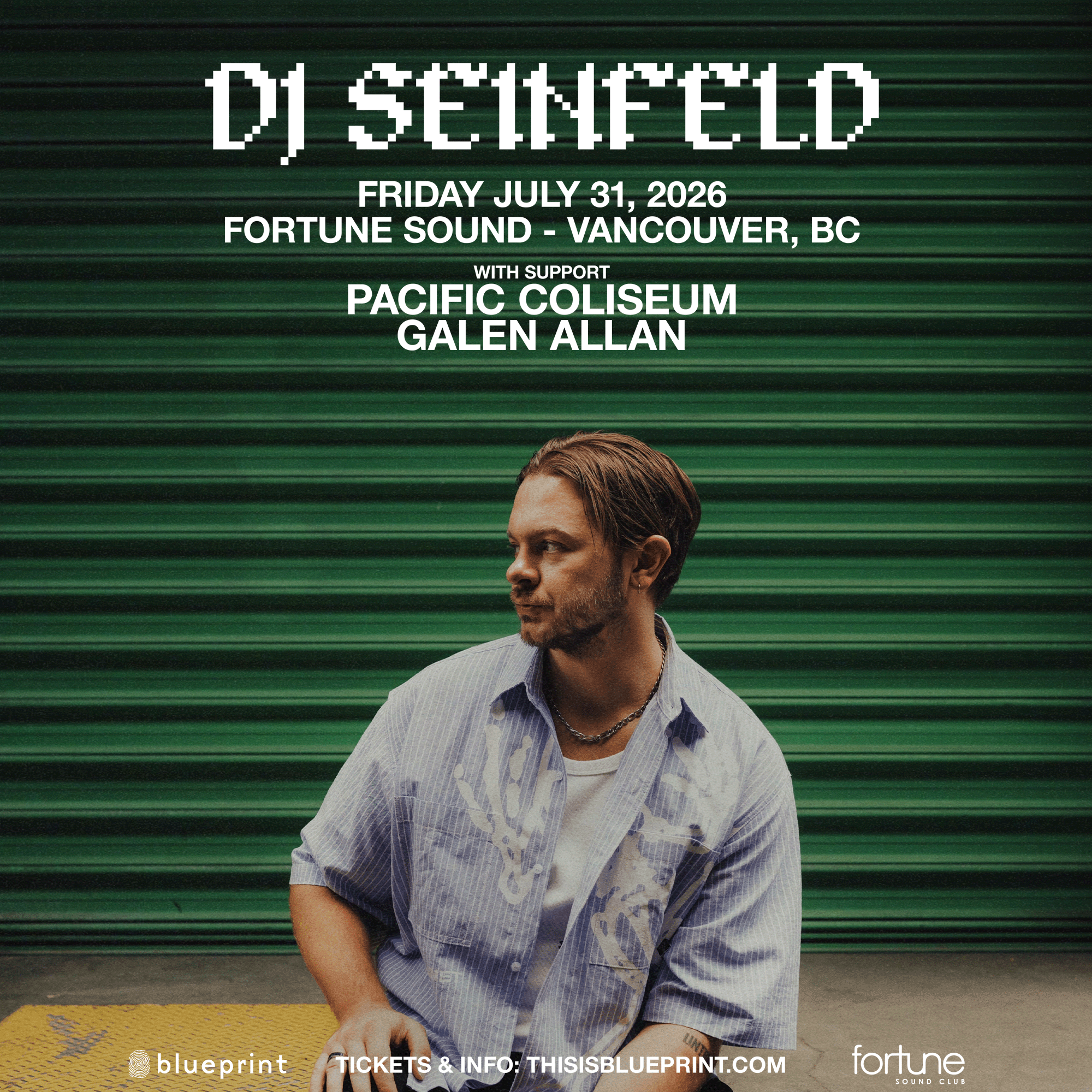 DJ Seinfeld Vancouver flyer