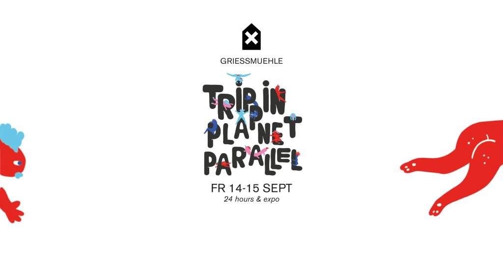Trippin Planet Parallel with DJ Trax, Glenn Astro, X - フライヤー表