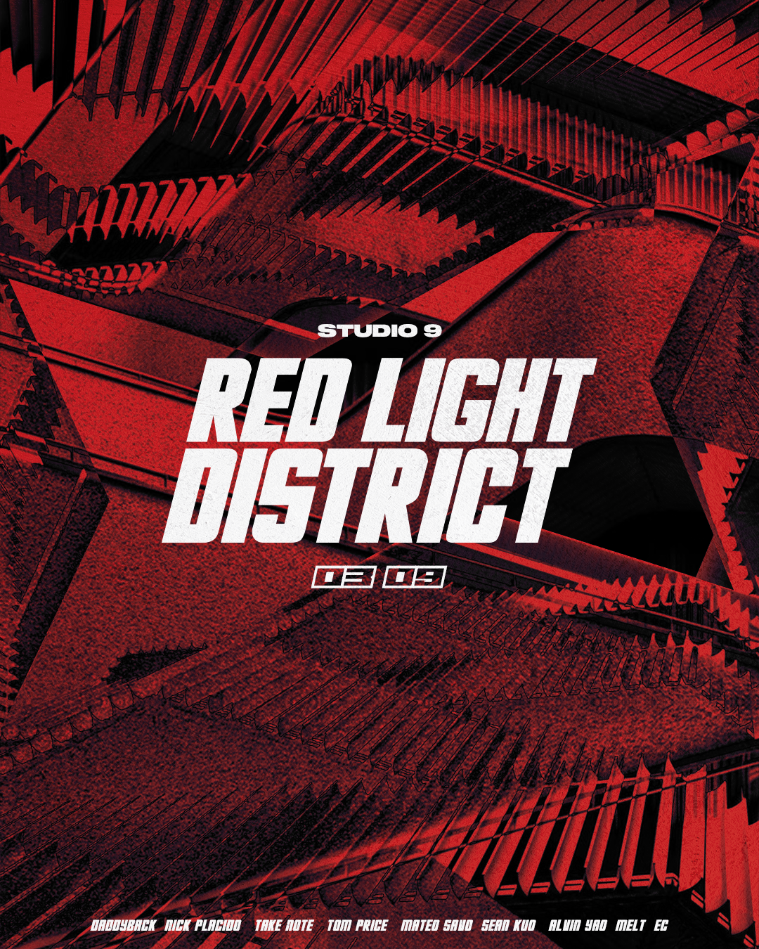 Red Light District - フライヤー表