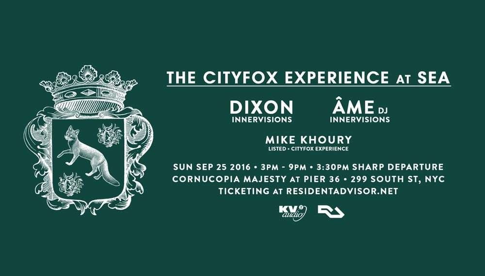 Cityfox at Sea: Dixon, Âme (DJ), Mike Khoury - Página frontal