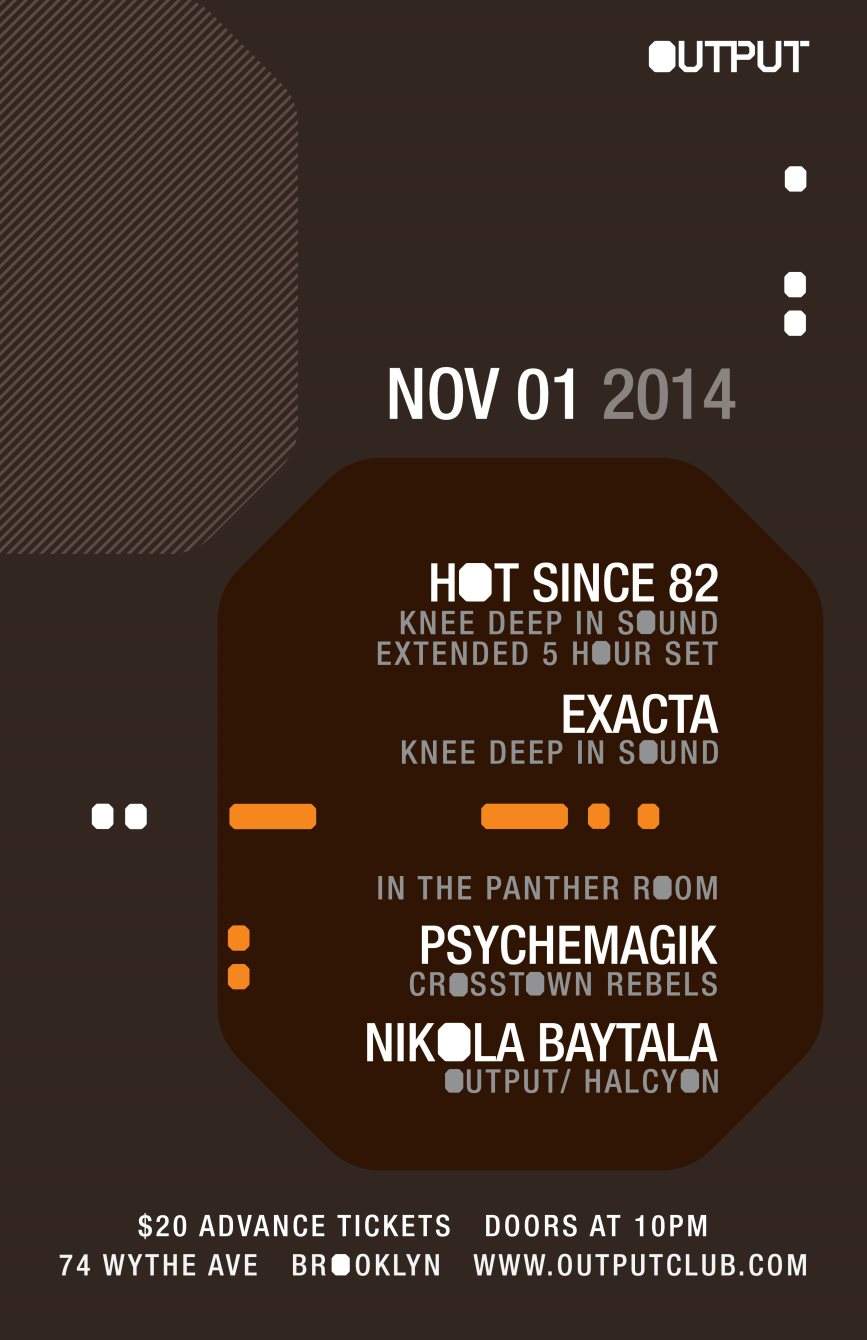 Hot Since 82/ Exacta with Psychemagik/ Nikola Baytala - Página frontal