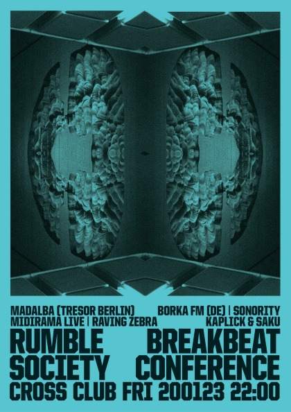 RUMBLE SOCIETY VS. BREAKBEAT CONFERENCE - フライヤー表