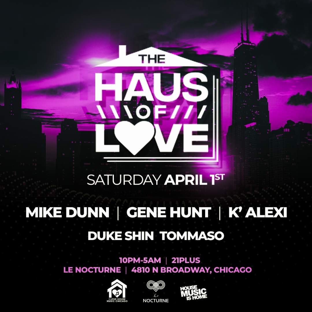House Music Titans Mike Dunn, K. Alexi, Gene Hunt, Duke Shin, Tommaso - フライヤー表