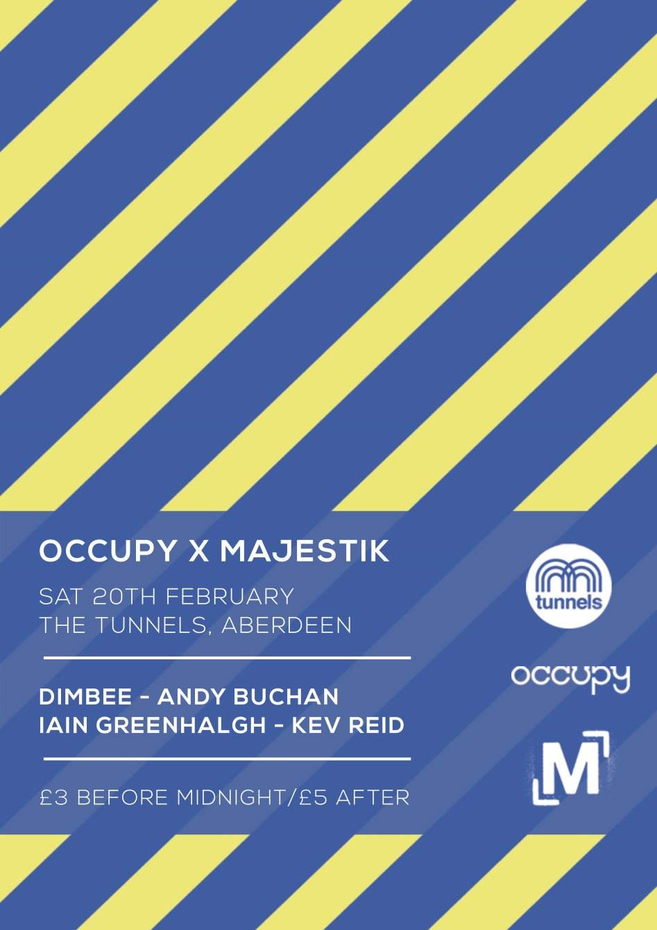 Occupy x Majestik Residents Fiesta - フライヤー表
