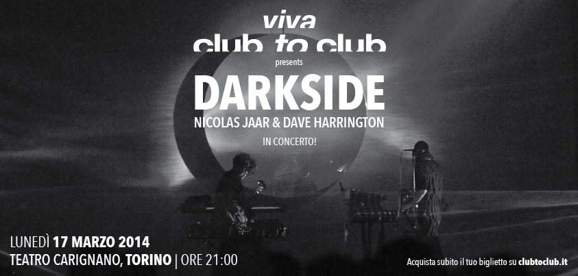 Darkside live! Viva Club To Club - Página frontal