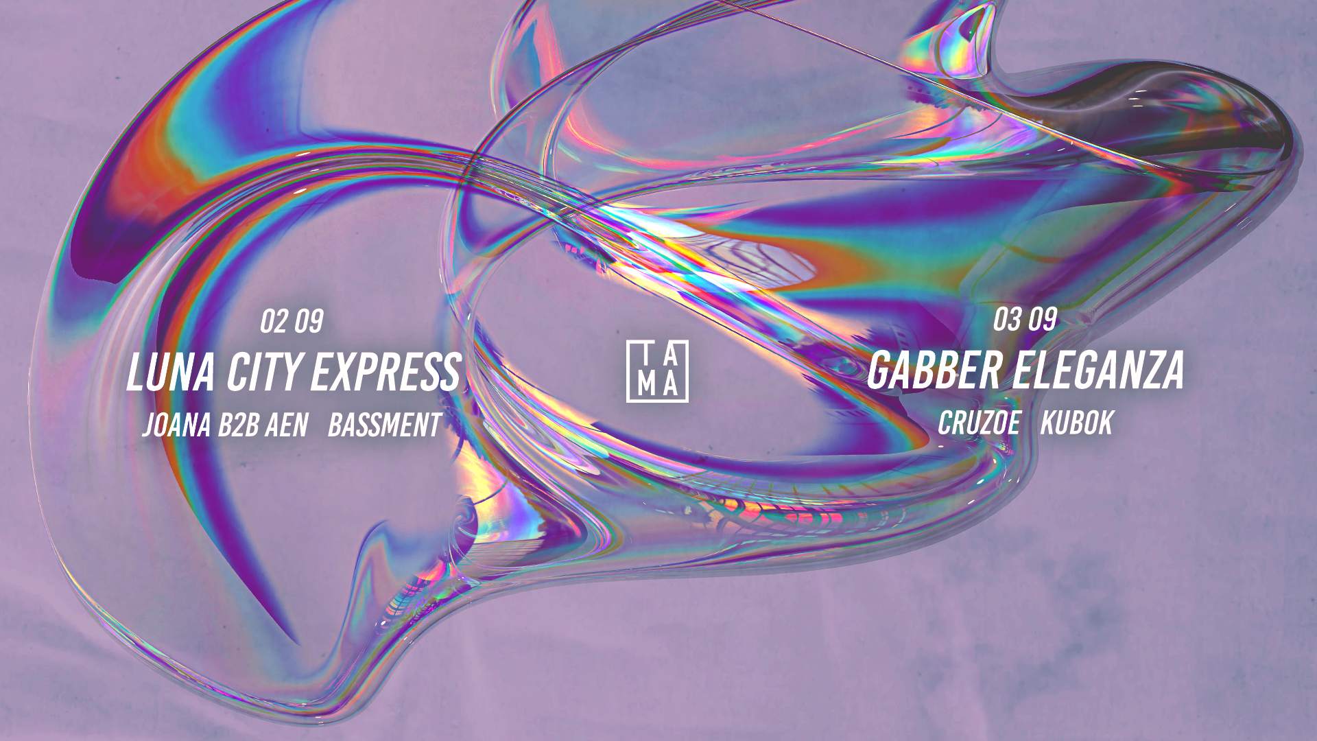 Tama Season Opening: Luna City Express - Gabber Eleganza - Página frontal
