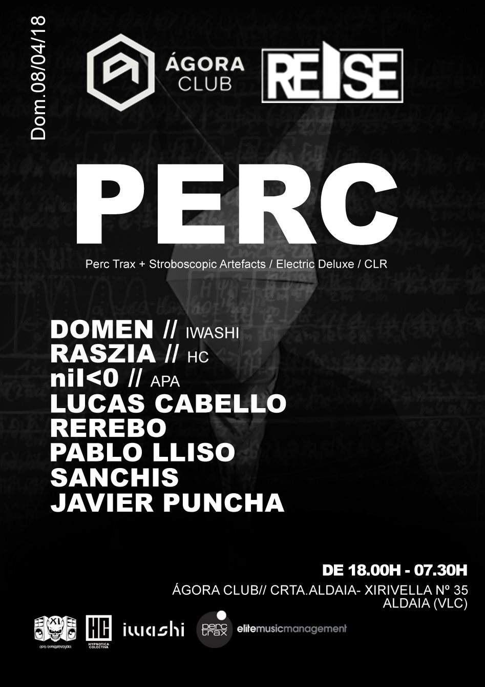 Reise Spain y Ágora Club presentan: Perc Dom - Página frontal
