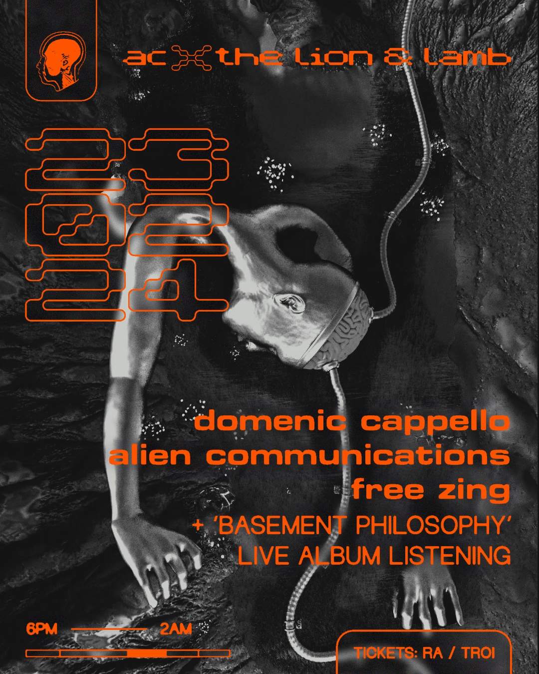 AC 'Basement Philosophy' album launch: Domenic Cappello, Alien Communications & Free Zing - Página frontal