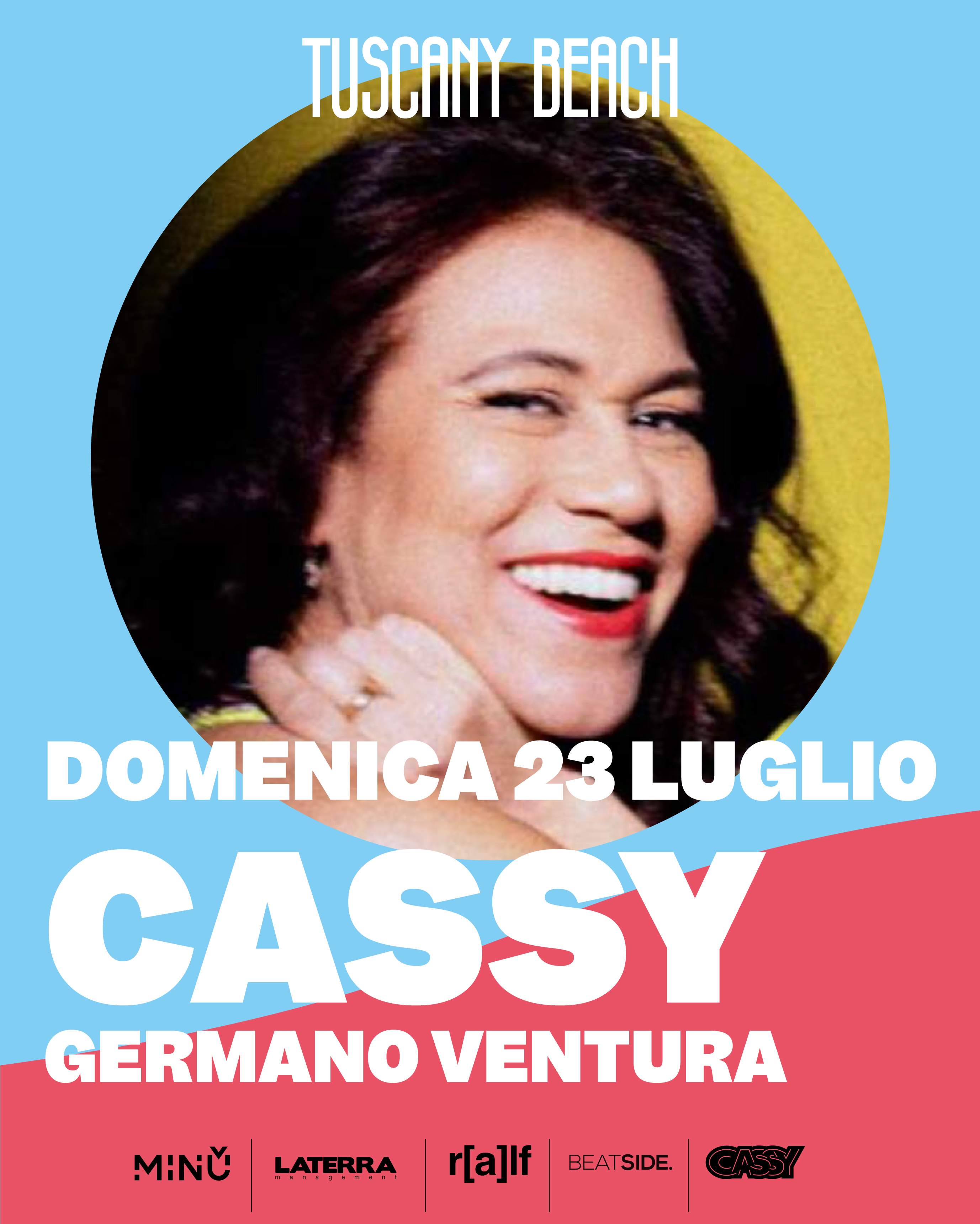 MINÙ x Tuscany Beach : Cassy // Germano Ventura - フライヤー表