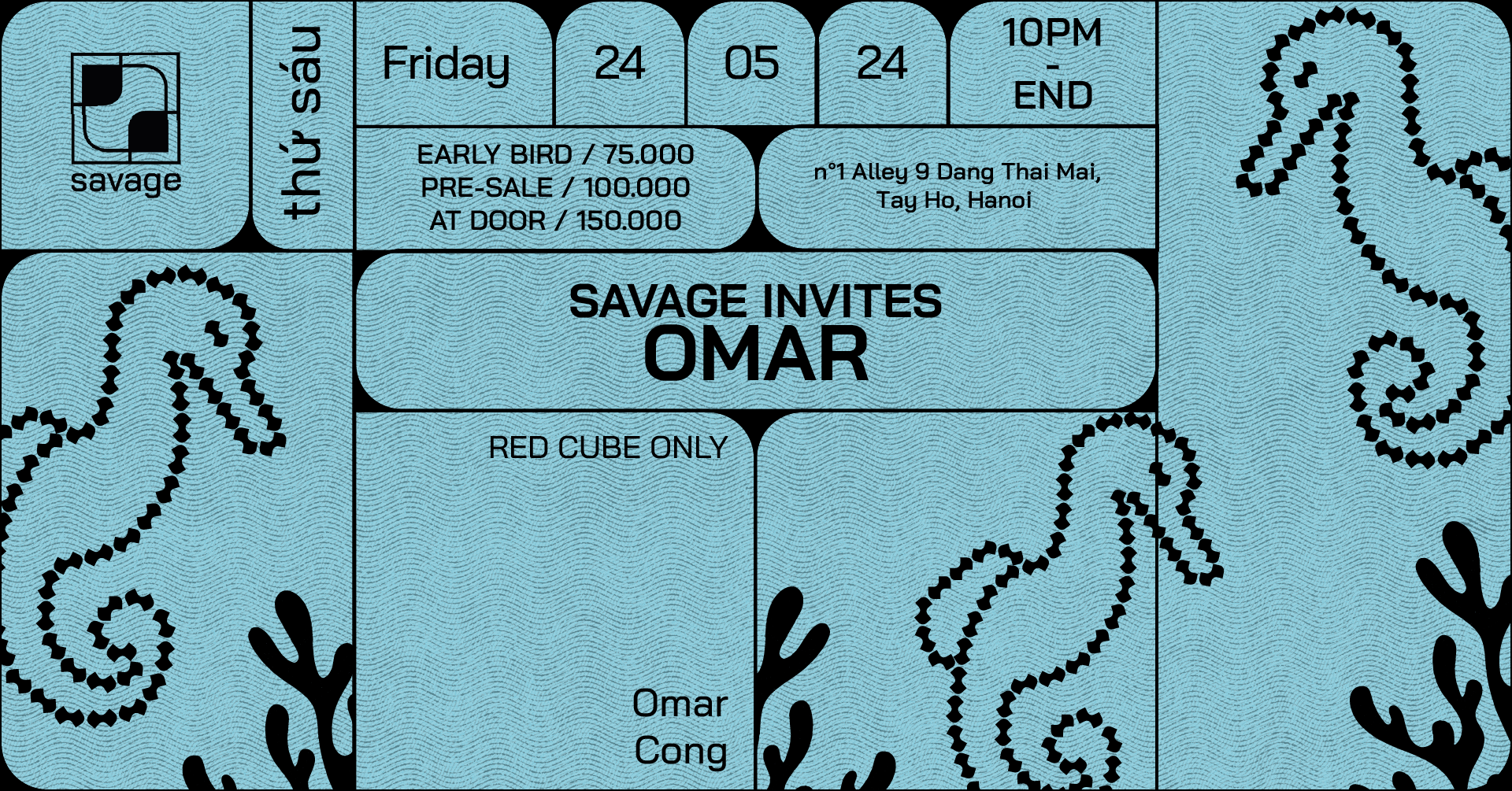 Savage Invites Omar - Página trasera