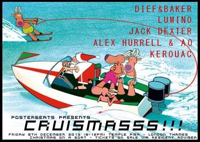 [CANCELLED] Poster.Beats presents Cruismasss the 3rd - フライヤー表