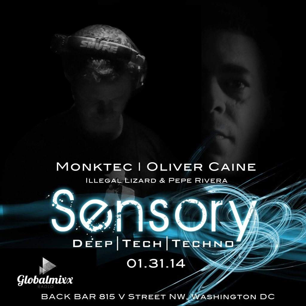 Sensory-Deep/Tech/Techno - フライヤー表