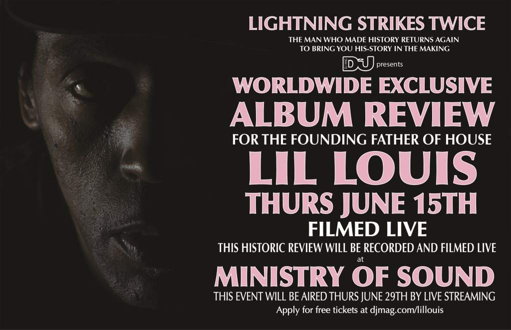 Lil Louis Worldwide Exclusive Album Review - フライヤー表