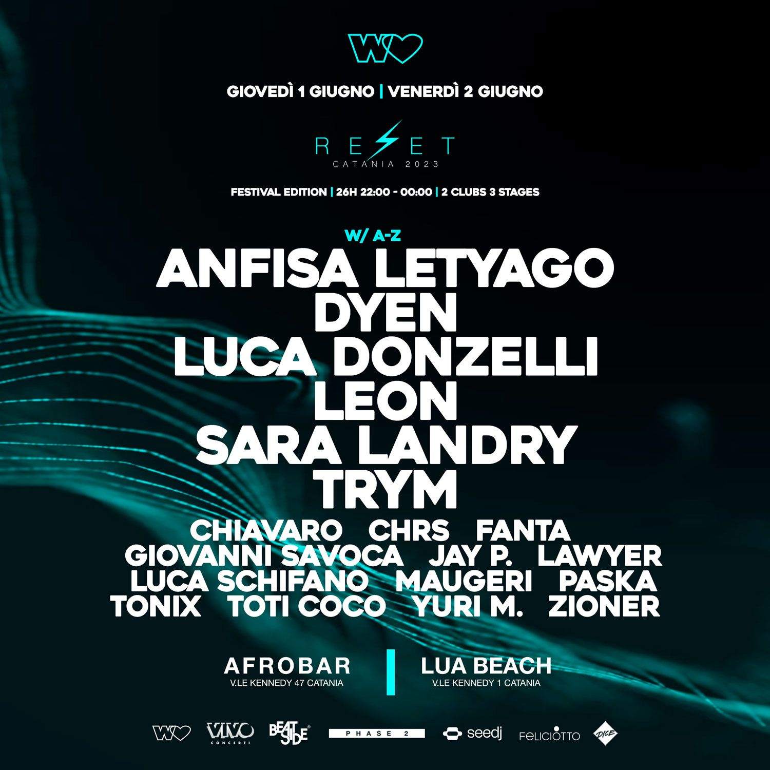 RESET FESTIVAL 2023 at Afrobar, Sicily