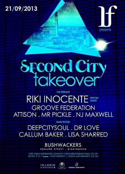 IF present Secondcity with Special Guest Riki Inocente - Página frontal